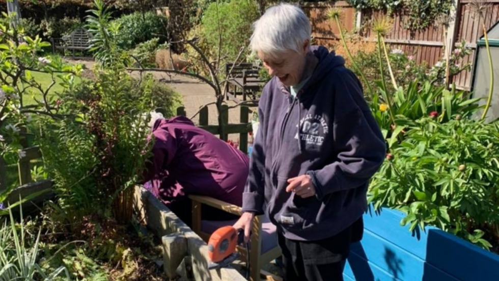 Green thumbs at Harleston House Greensleeves Care