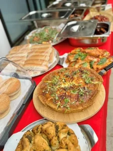 Food presentation at Mount Ephraim House in Tunbridge Wells