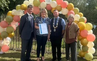De Lucy House Marks 10 Years with Garden Party and Staff Service Awards