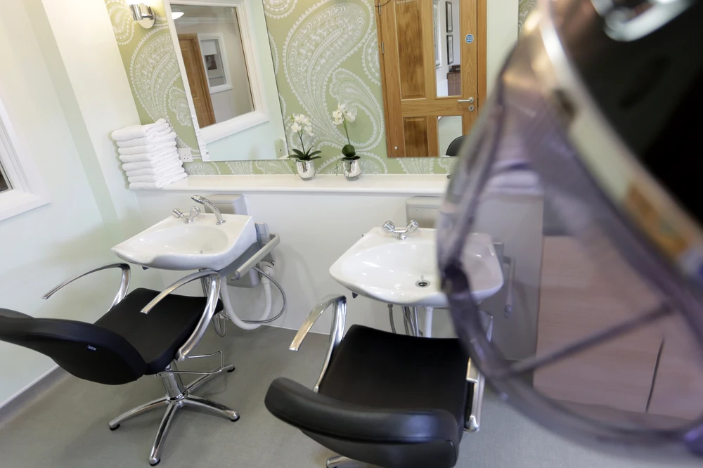 Salon at De Lucy House Care Home in DIss, Near Eye