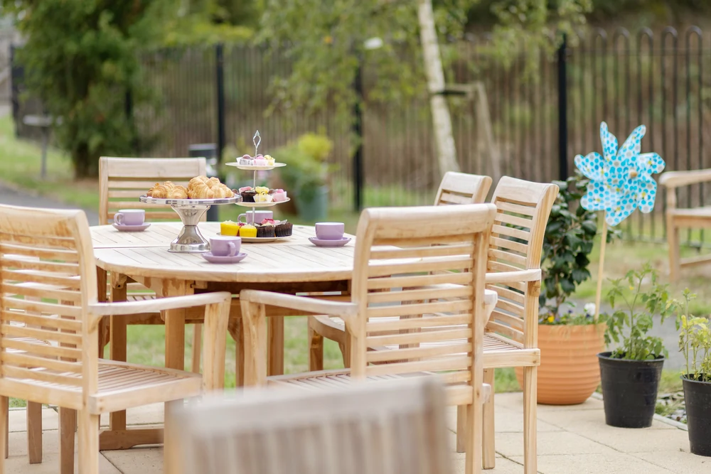 Garden Lounge at De Lucy House Care Home in DIss, Near Eye