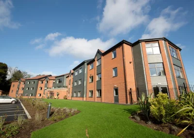 Exterior view of Henley House Care Home, Ipswich – modern and inviting building