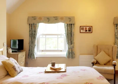 Comfortable bedroom at Pelsall Hall in Walsall