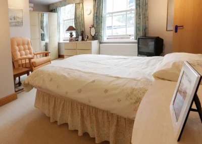 Large spacious bedroom at Pelsall Hall in Walsall