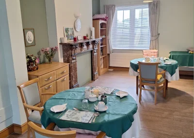 lounge area at Grosvenor House care home in St. Leonards-on-Sea