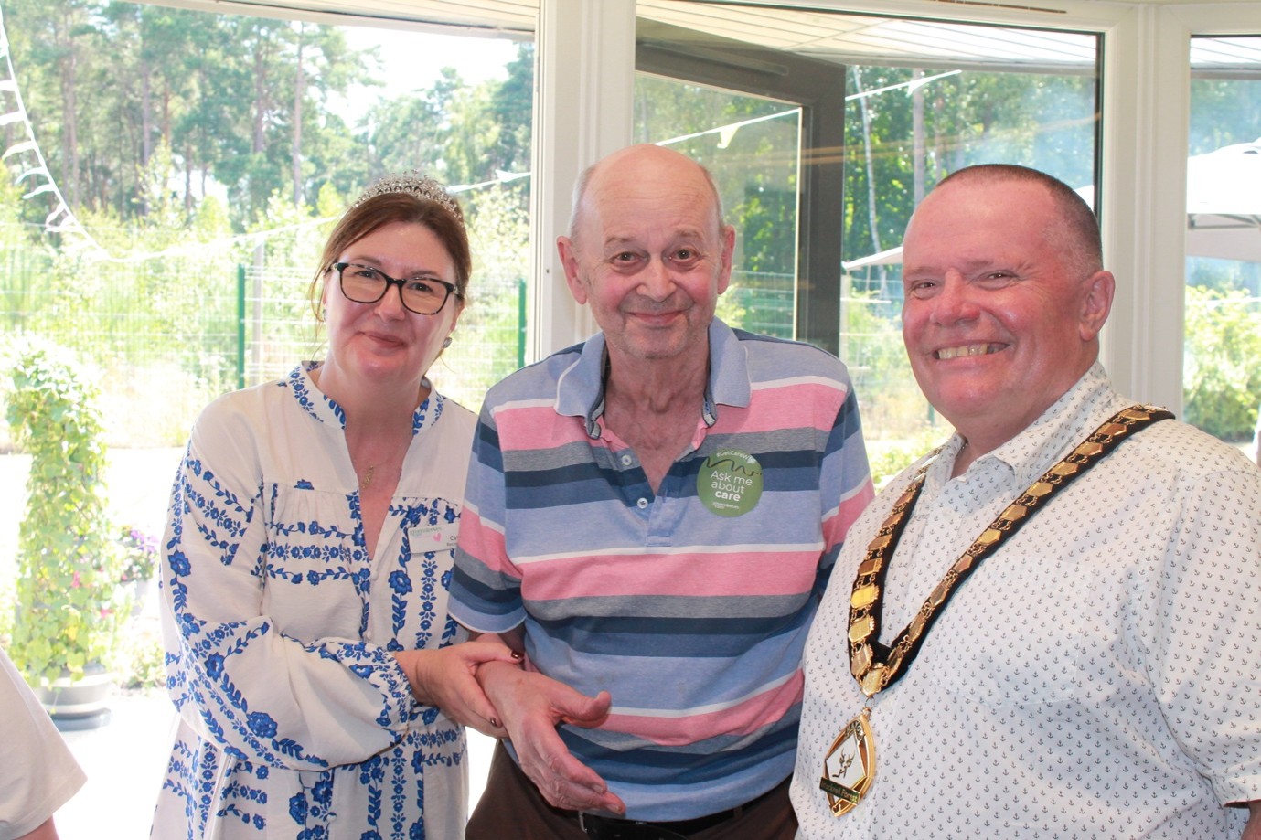 Buckler’s Lodge community fete volunteers with smiling guests