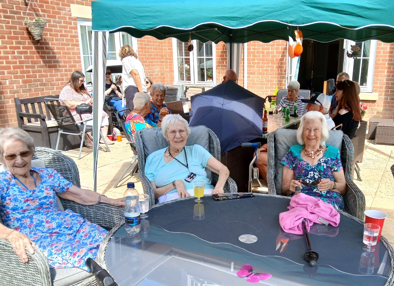 Residents enjoying The Manor’s midsummer celebration at Old Windsor
