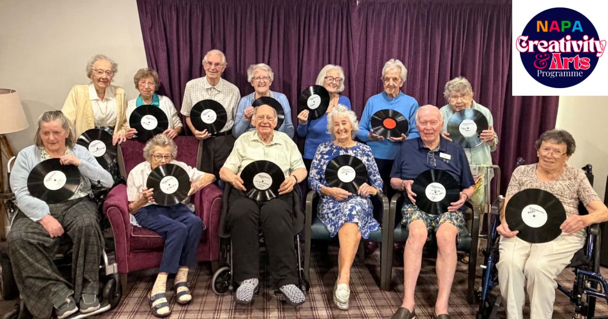 Greensleeves care home residents hold NAPA Creativity Arts awards